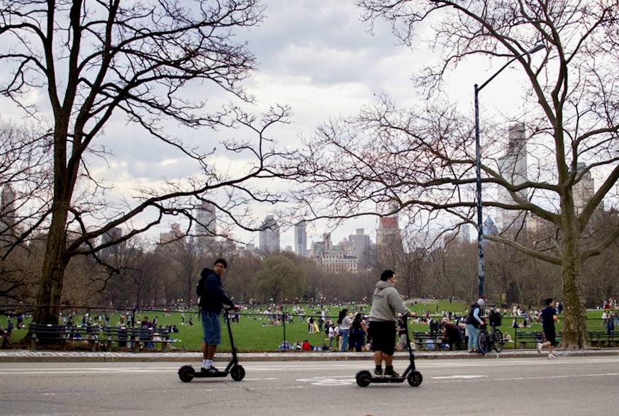 Skating in Central Park